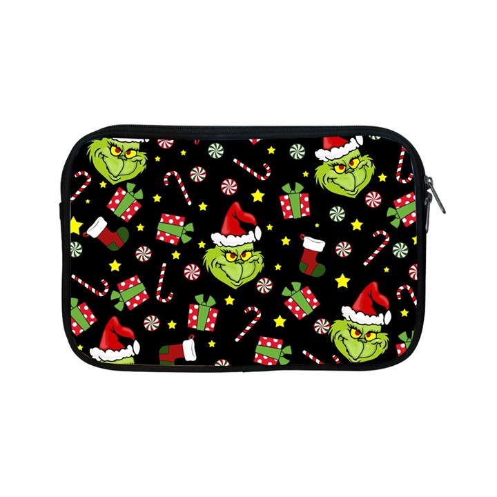 Grinch pattern Apple iPad Mini Zipper Cases