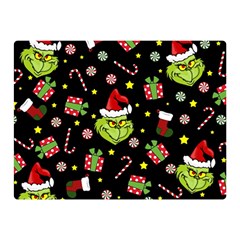 Grinch Pattern Double Sided Flano Blanket (mini)  by Valentinaart