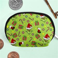 Grinch Pattern Accessory Pouches (medium)  by Valentinaart