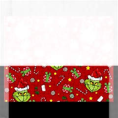 Grinch Pattern Rectangular Jigsaw Puzzl by Valentinaart