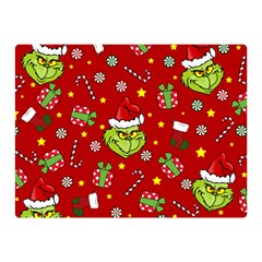 Grinch Pattern Double Sided Flano Blanket (mini)  by Valentinaart