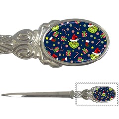 Grinch Pattern Letter Openers by Valentinaart