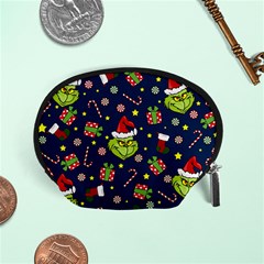 Grinch Pattern Accessory Pouches (small)  by Valentinaart