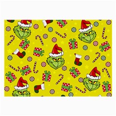 Grinch Pattern Large Glasses Cloth