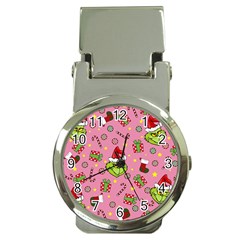 Grinch pattern Money Clip Watches