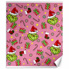 Grinch pattern Canvas 20  x 24  