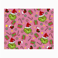 Grinch pattern Small Glasses Cloth (2-Side)