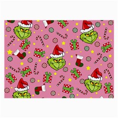 Grinch pattern Large Glasses Cloth