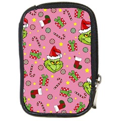 Grinch pattern Compact Camera Cases