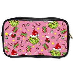 Grinch pattern Toiletries Bags 2-Side