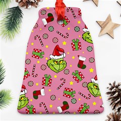 Grinch pattern Ornament (Bell)