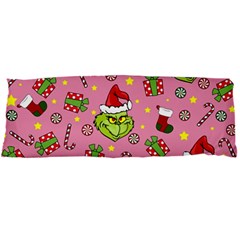 Grinch Pattern Body Pillow Case Dakimakura (two Sides) by Valentinaart