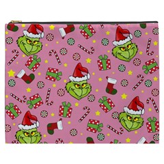 Grinch pattern Cosmetic Bag (XXXL) 