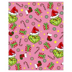 Grinch pattern Drawstring Bag (Small)