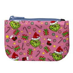 Grinch pattern Large Coin Purse