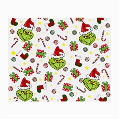 Grinch Pattern Small Glasses Cloth by Valentinaart