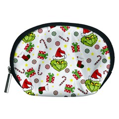 Grinch Pattern Accessory Pouches (medium)  by Valentinaart