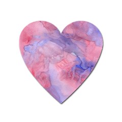 Mr  Hughes Blues Heart Magnet by SimpleBeeTree