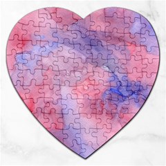 Mr  Hughes Blues Jigsaw Puzzle (heart) by SimpleBeeTree