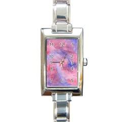 Mr  Hughes Blues Rectangle Italian Charm Watch