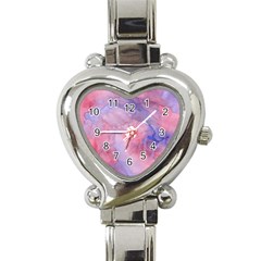 Mr  Hughes Blues Heart Italian Charm Watch by SimpleBeeTree