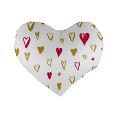 All Cards 06 Standard 16  Premium Heart Shape Cushions by SimpleBeeTree