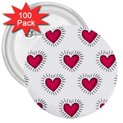 All Cards 09 3  Buttons (100 Pack) 