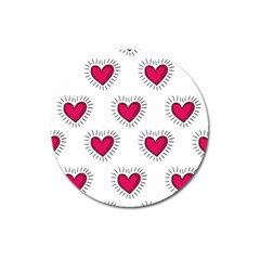 All Cards 09 Magnet 3  (round) by SimpleBeeTree