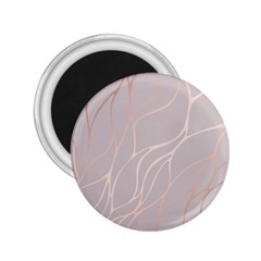 Rose Gold, Wave,beautiful,feminine,chic,elegant,metallic,modren,wedding,pink,trendy 2 25  Magnets by NouveauDesign