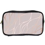 Rose gold, wave,beautiful,feminine,chic,elegant,metallic,modren,wedding,pink,trendy Toiletries Bags 2-Side Back