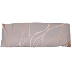 Rose Gold, Wave,beautiful,feminine,chic,elegant,metallic,modren,wedding,pink,trendy Body Pillow Case (dakimakura) by NouveauDesign