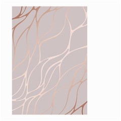 Rose Gold, Wave,beautiful,feminine,chic,elegant,metallic,modren,wedding,pink,trendy Small Garden Flag (two Sides) by NouveauDesign