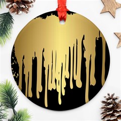 Drip Cold Ornament (round) by NouveauDesign