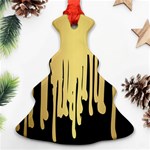 drip cold Christmas Tree Ornament (Two Sides) Front