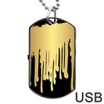 drip cold Dog Tag USB Flash (Two Sides) Front