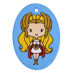 Princess Of Power Cutie Oval Ornament