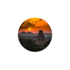 Beautiful Village Of Hampi Golf Ball Marker (4 Pack) by Celenk