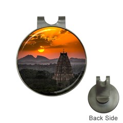 Beautiful Village Of Hampi Hat Clips With Golf Markers by Celenk