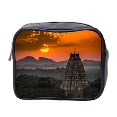 Beautiful Village Of Hampi Mini Toiletries Bag 2-side by Celenk