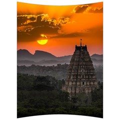 Beautiful Village Of Hampi Back Support Cushion