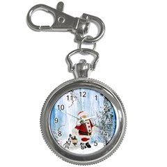 Santa Claus With Funny Penguin Key Chain Watches by FantasyWorld7