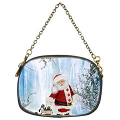 Santa Claus With Funny Penguin Chain Purses (one Side)  by FantasyWorld7