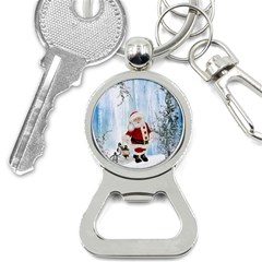 Santa Claus With Funny Penguin Bottle Opener Key Chains by FantasyWorld7