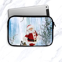 Santa Claus With Funny Penguin Apple Ipad Mini Zipper Cases by FantasyWorld7