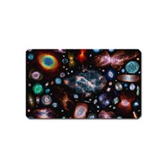 Galaxy Nebula Magnet (name Card) by Celenk