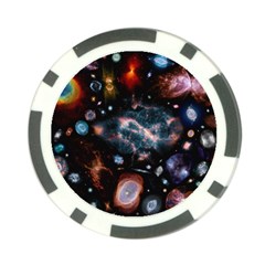 Galaxy Nebula Poker Chip Card Guard (10 Pack) by Celenk