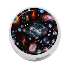 Galaxy Nebula 4-port Usb Hub (one Side) by Celenk