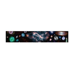 Galaxy Nebula Flano Scarf (mini) by Celenk