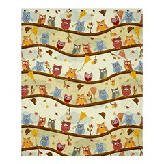 Autumn Owls Pattern Shower Curtain 60  X 72  (medium)  by Celenk