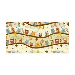 Autumn Owls Pattern Yoga Headband by Celenk